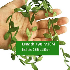 Green Artificial Vine Party Garland Silk Flower Home Decor