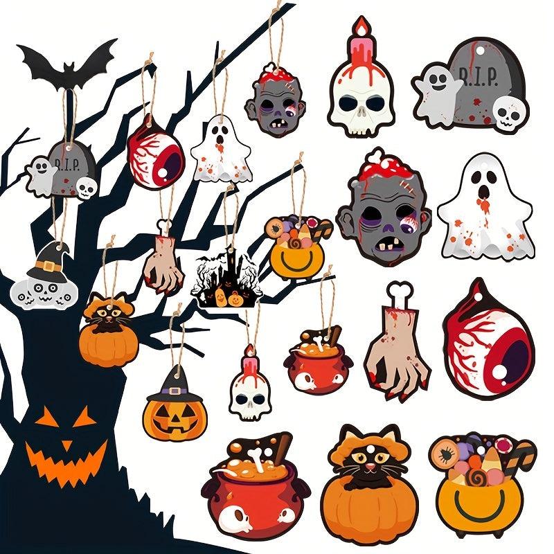 12pcs Halloween Hanging Ornaments for Celebrations