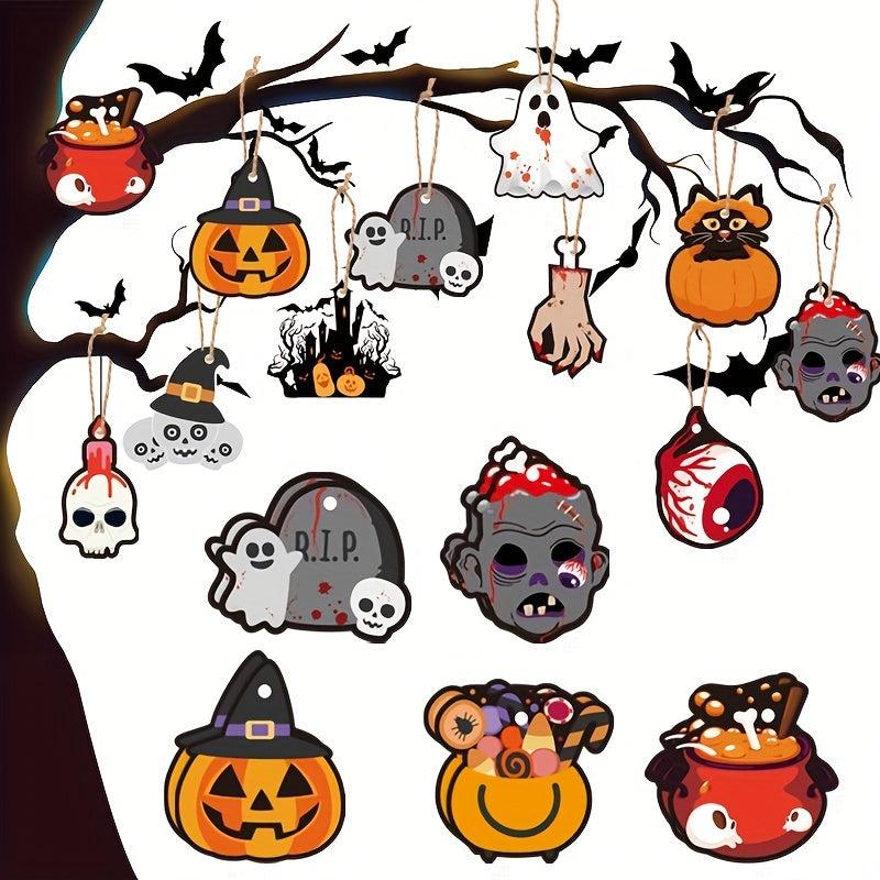 12pcs Halloween Hanging Ornaments for Celebrations