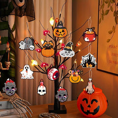 12pcs Halloween Hanging Ornaments for Celebrations