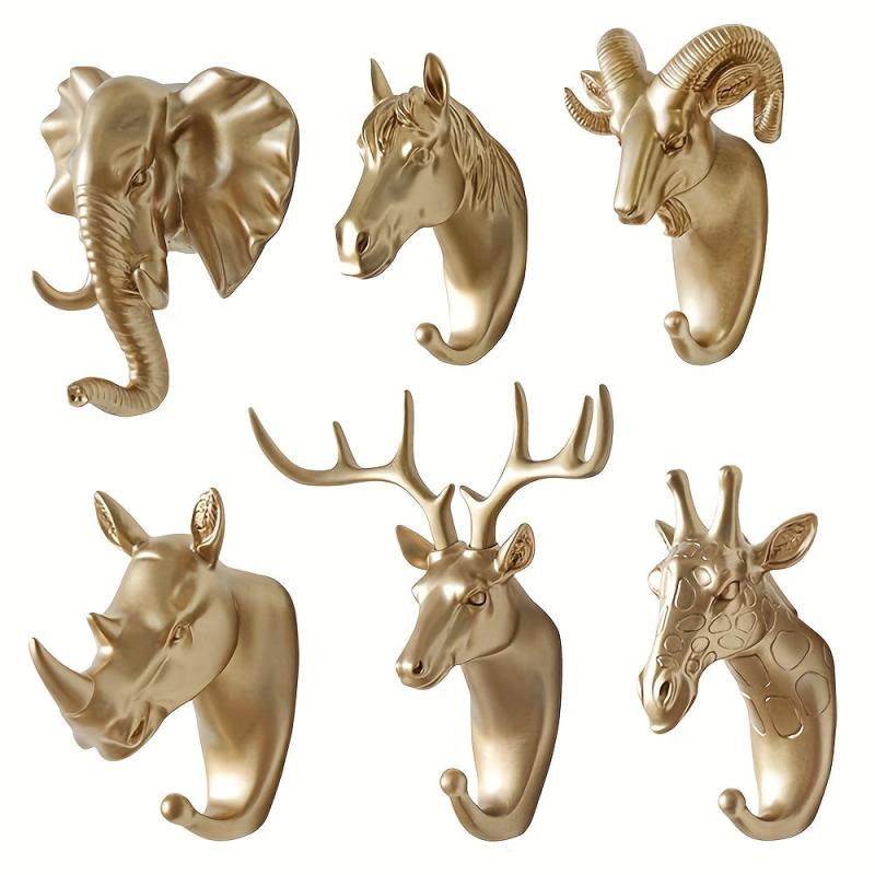 Cute Animal Wall Hooks for Coats Bags and Keys