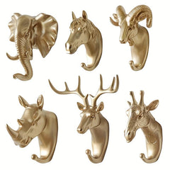 Cute Animal Wall Hooks for Coats Bags and Keys