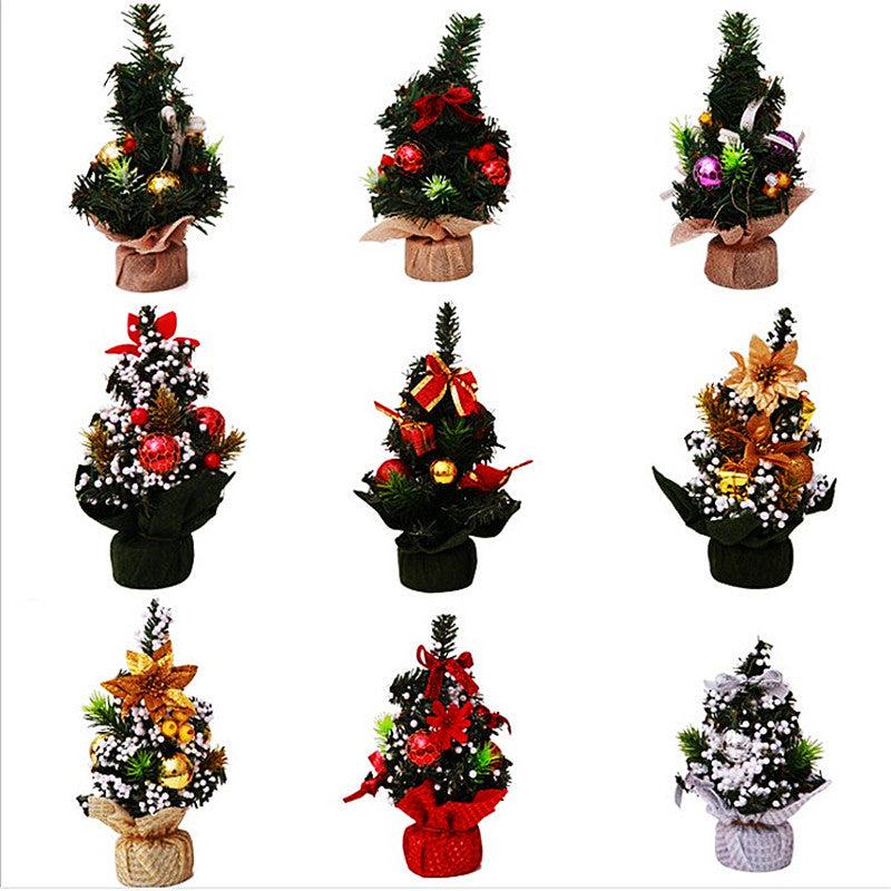 Festive Mini Christmas Tree Decoration for Dining & Living Room Tabletop Decor