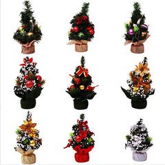 Festive Mini Christmas Tree Decoration for Dining & Living Room Tabletop Decor