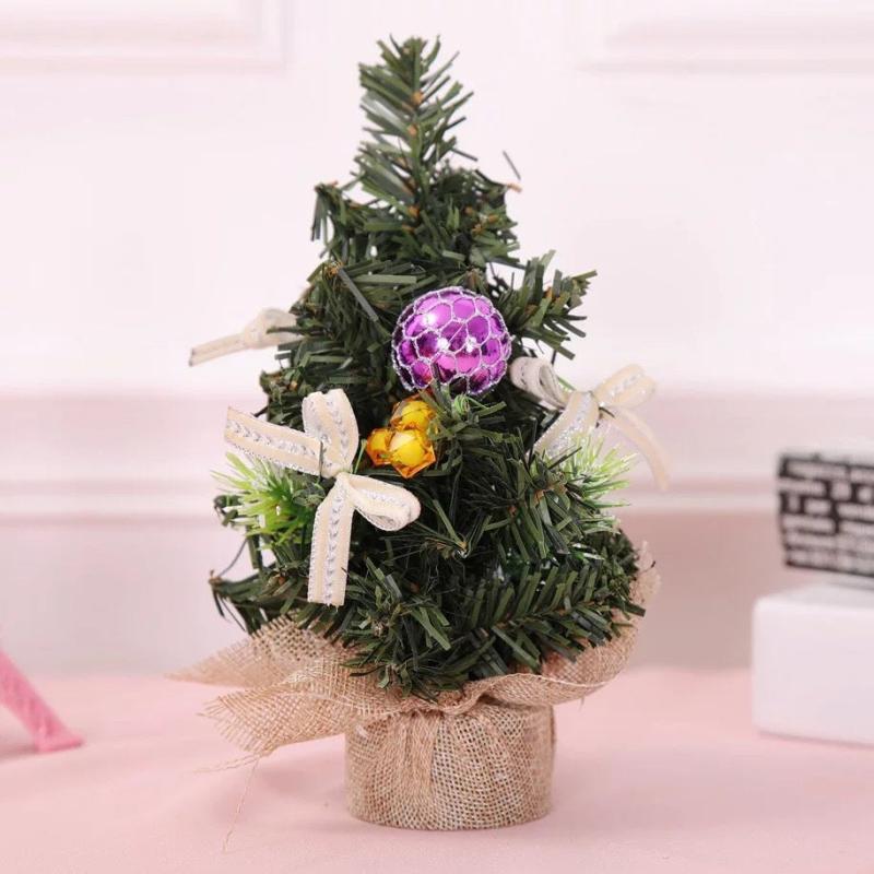 Festive Mini Christmas Tree Decoration for Dining & Living Room Tabletop Decor
