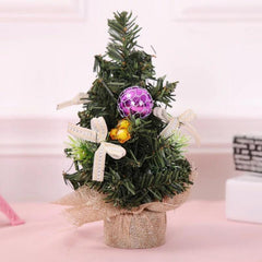 Festive Mini Christmas Tree Decoration for Dining & Living Room Tabletop Decor