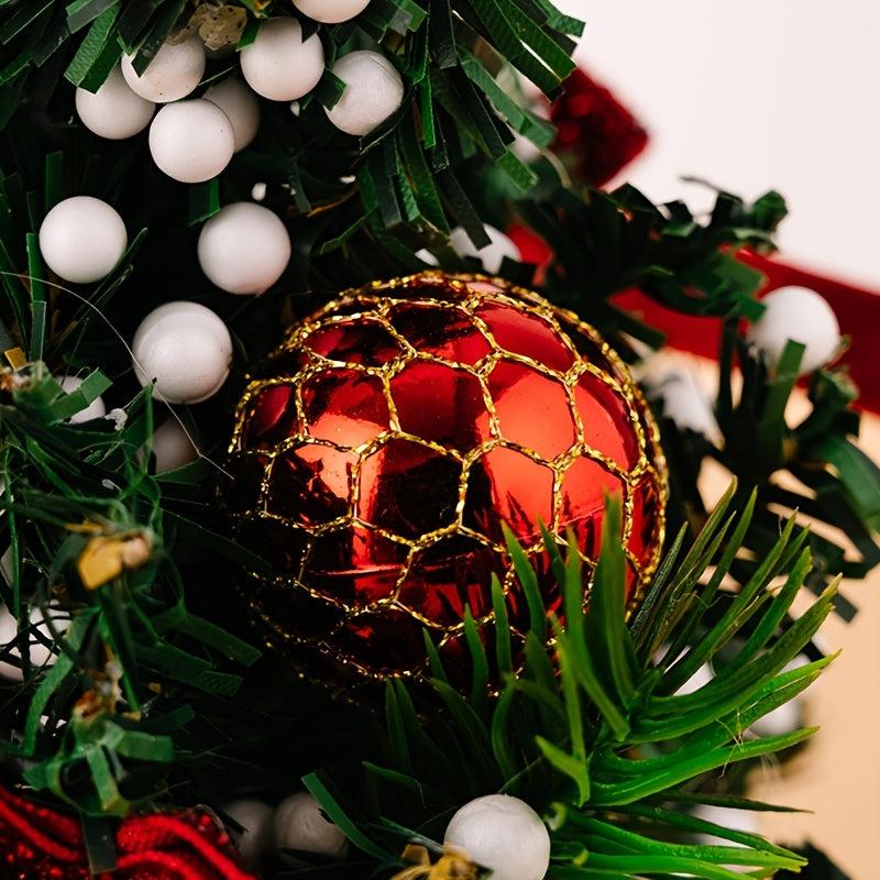 Festive Mini Christmas Tree Decoration for Dining & Living Room Tabletop Decor