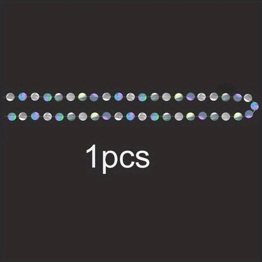 Iridescent Circle Garlands Holographic Streamer for Party Decor