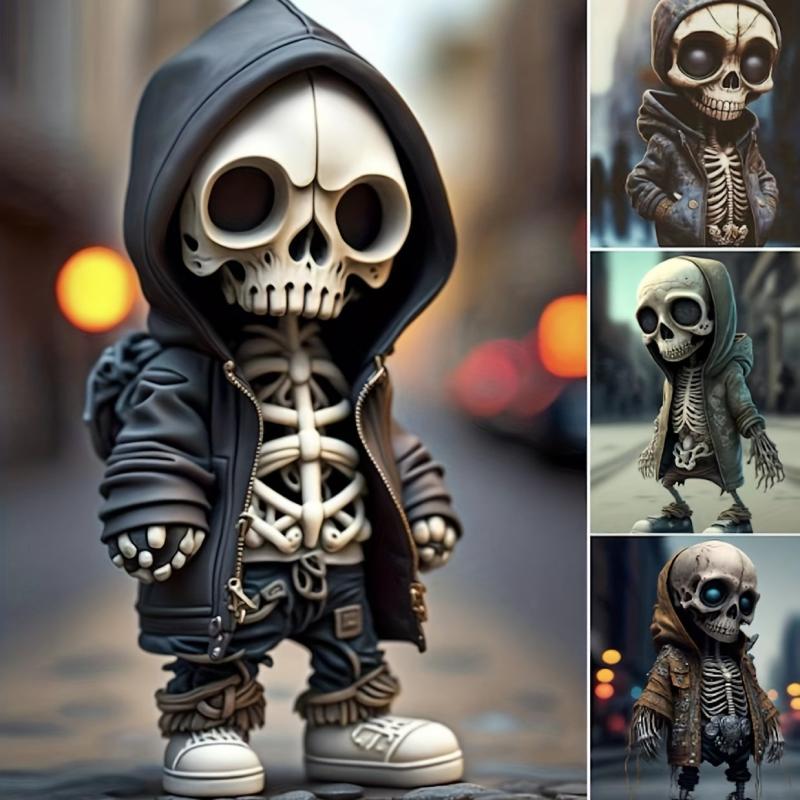 Street Skull Puppet Ornament Halloween Decoration Dead Decor