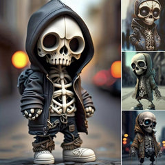 Street Skull Puppet Ornament Halloween Decoration Dead Decor