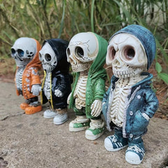 Street Skull Puppet Ornament Halloween Decoration Dead Decor