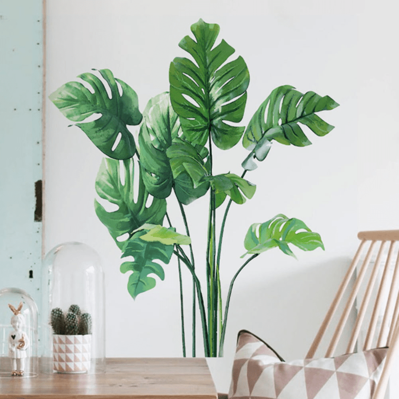 Plant Leaves Wall Sticker for Home Decor