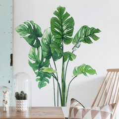 Plant Leaves Wall Sticker for Home Decor