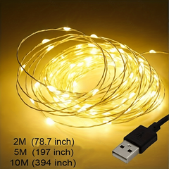 USB Powered LED Fairy String Lights for Decoration