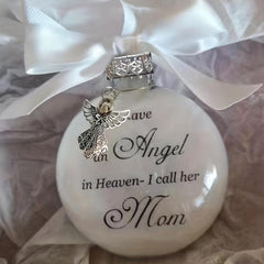 1pc In Heaven Relatives Name Feather Ornament Keepsake