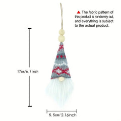 Christmas Elk Dwarf Elderly Pendant Nordic Style Faceless Elderly Pendant