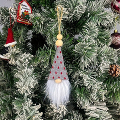 Christmas Elk Dwarf Elderly Pendant Nordic Style Faceless Elderly Pendant