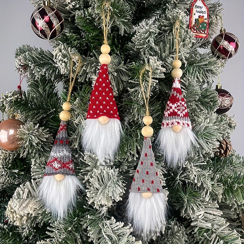 Christmas Elk Dwarf Elderly Pendant Nordic Style Faceless Elderly Pendant