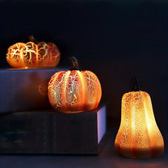 Halloween Pumpkin Lamp LED Candle Night Light Decoration