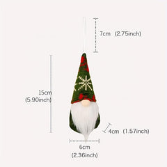 3pcs Forest Old Man Christmas Mini Doll Xmas Decoration For Home