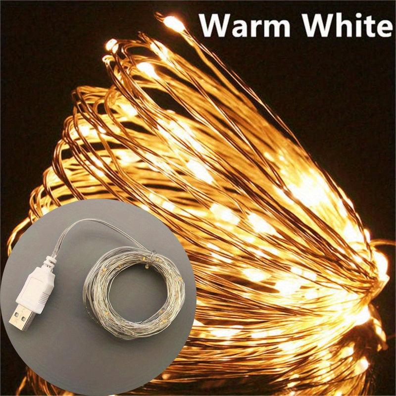 USB Fairy Lights Copper Wire String Lights USB Power String Lights