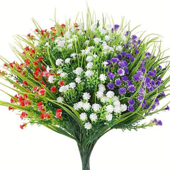 2pcs UV Resistant Artificial Flowers for Indoor and Outdoor