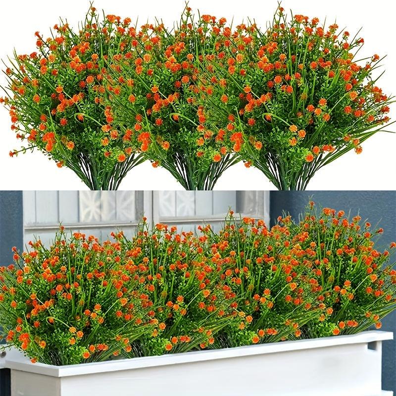 2pcs UV Resistant Artificial Flowers for Indoor and Outdoor