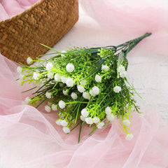 2pcs UV Resistant Artificial Flowers for Indoor and Outdoor