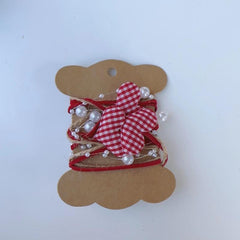Heart Shaped Christmas Tree Decorations - Set of 6