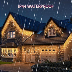 USB Snowflake Curtain Lights 4M Wave Type Snowflake Lights