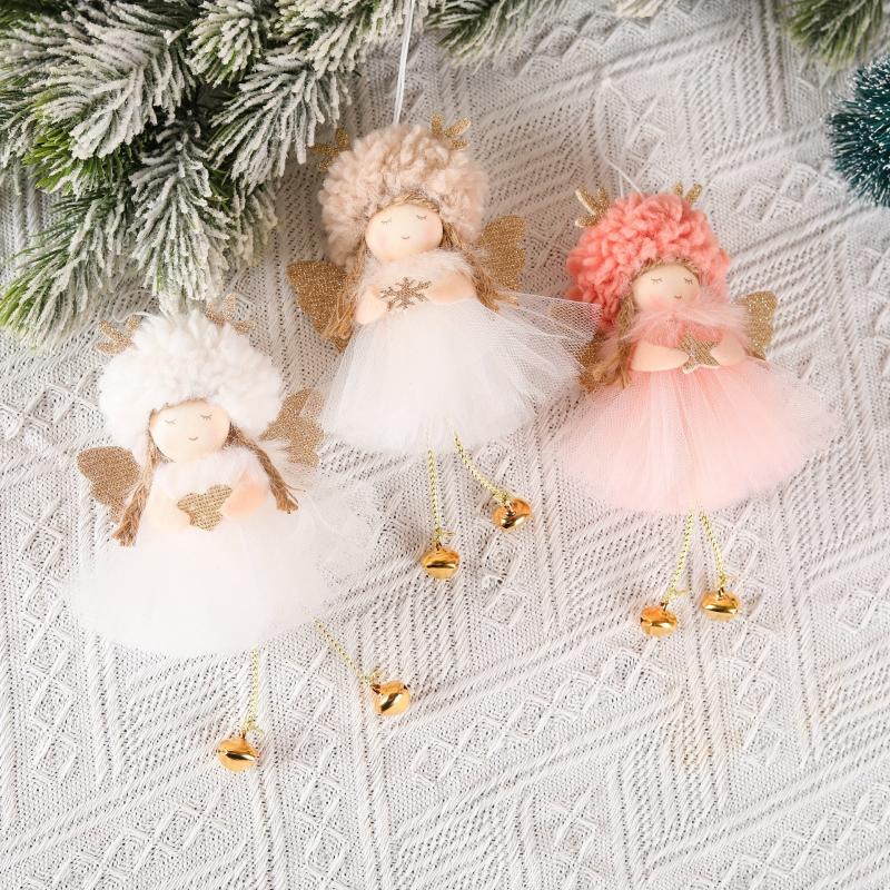 Plush Hanging Angel Doll Ornaments for Home Decor