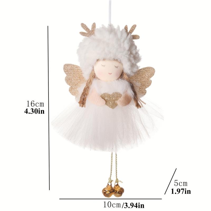 Plush Hanging Angel Doll Ornaments for Home Decor