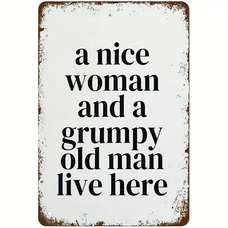 Vintage Metal Sign Hallway Quotes for Home Farm Office and Club Funny Retro Art