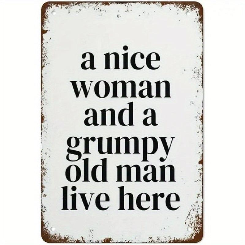 Vintage Metal Sign Hallway Quotes for Home Farm Office and Club Funny Retro Art