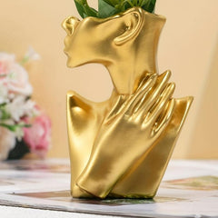 Golden Human Body Vase Decorative Ornament
