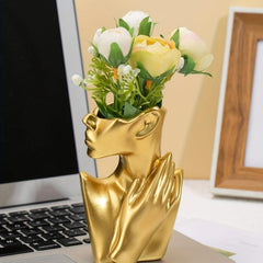 Golden Human Body Vase Decorative Ornament