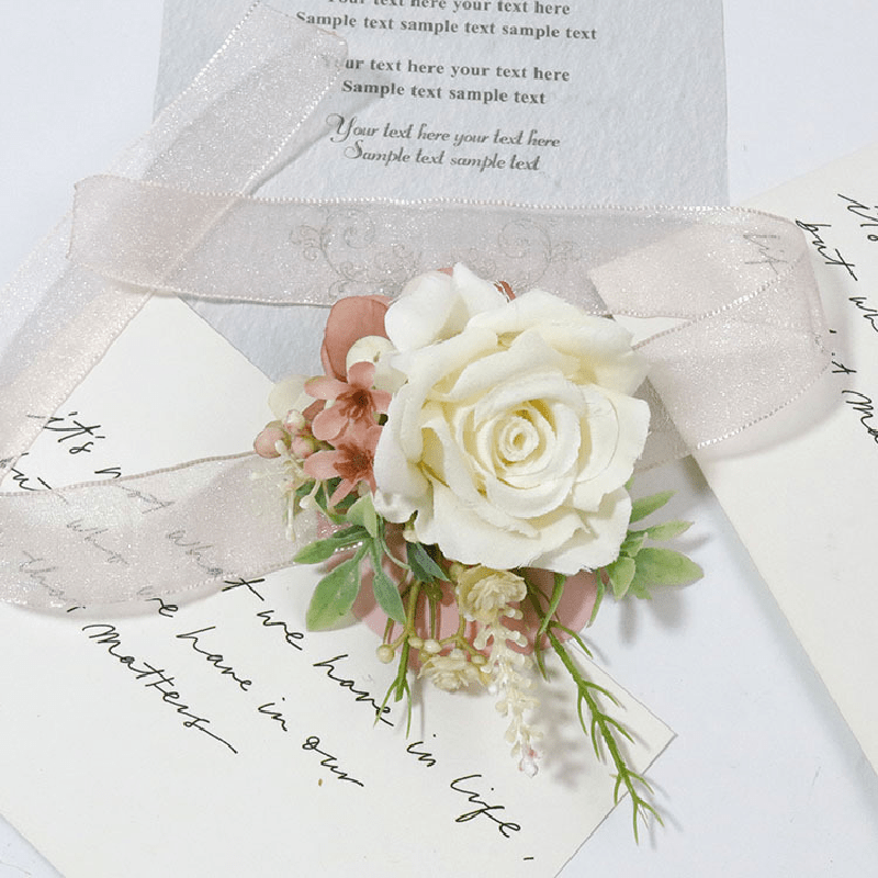 Pink Corsage for Bridesmaids Weddings Birthdays Bridal Showers
