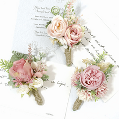 Pink Corsage for Bridesmaids Weddings Birthdays Bridal Showers