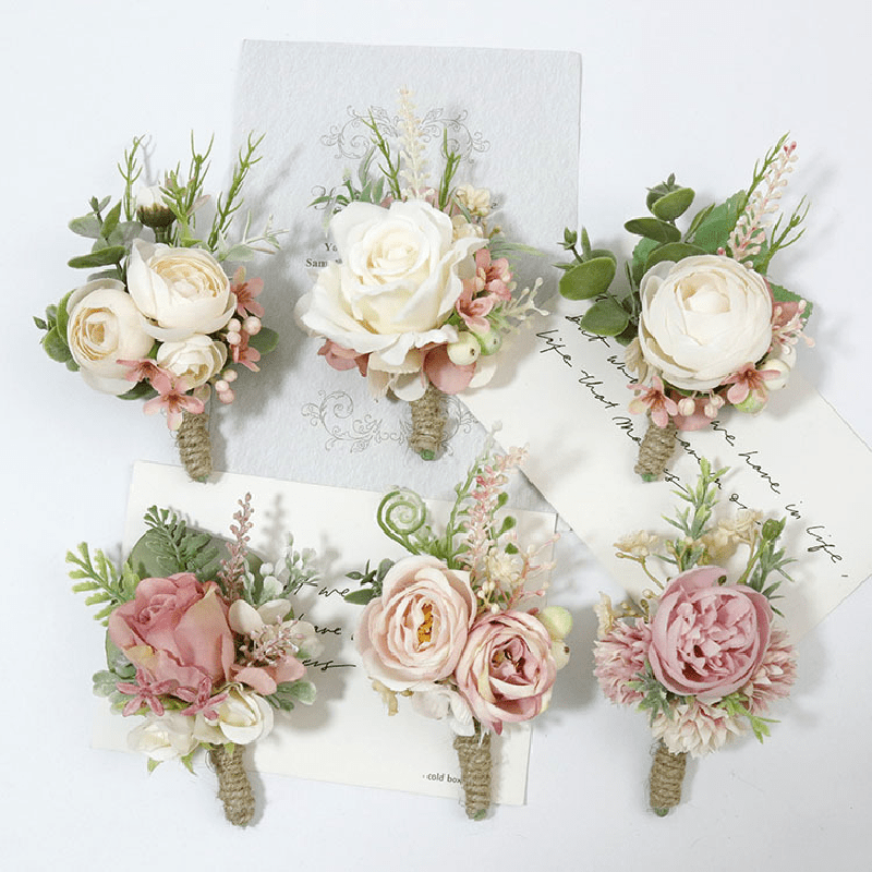 Pink Corsage for Bridesmaids Weddings Birthdays Bridal Showers