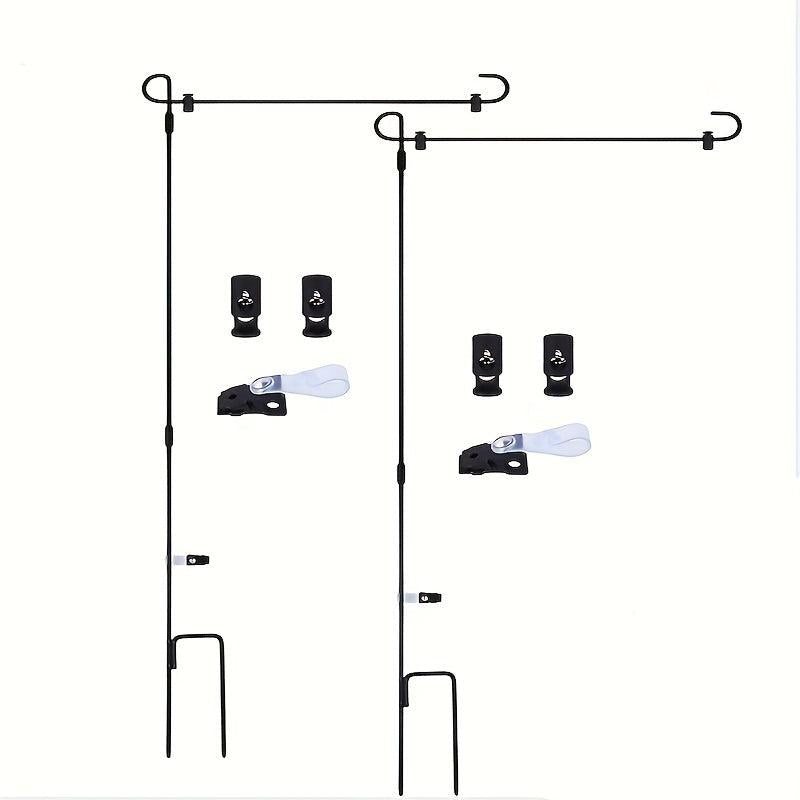 Garden Flag Stand Metal Powder Coated Weather Proof Paint