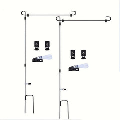 Garden Flag Stand Metal Powder Coated Weather Proof Paint