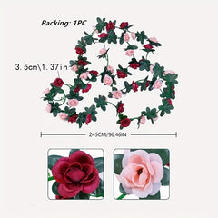 Artificial Flower Vine for DIY Garden Arch and Wedding Party Decor