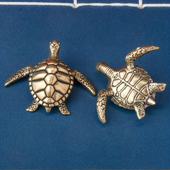 Pure Brass Solid Turtle Home Decoration Office Desktop Tea Pet Decoration