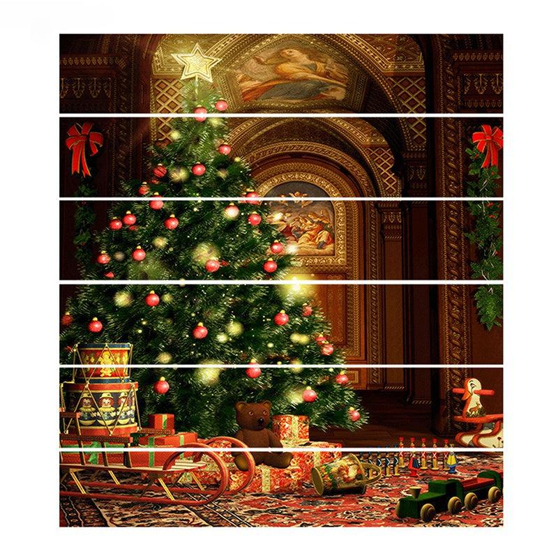 Christmas Staircase Stickers Tree Corridor Home Decor