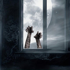 Halloween Devil's Hand PVC Sticker Scary Window Decoration