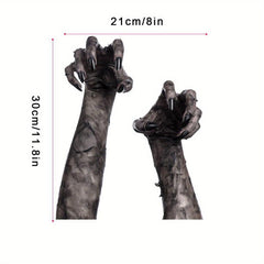 Halloween Devil's Hand PVC Sticker Scary Window Decoration