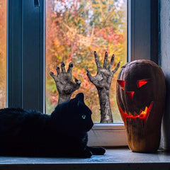 Halloween Devil's Hand PVC Sticker Scary Window Decoration