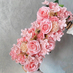 Real Touch Eucalyptus Flower Arrangement for Home Office Wedding