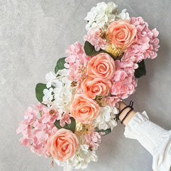 Real Touch Eucalyptus Flower Arrangement for Home Office Wedding