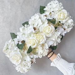 Real Touch Eucalyptus Flower Arrangement for Home Office Wedding